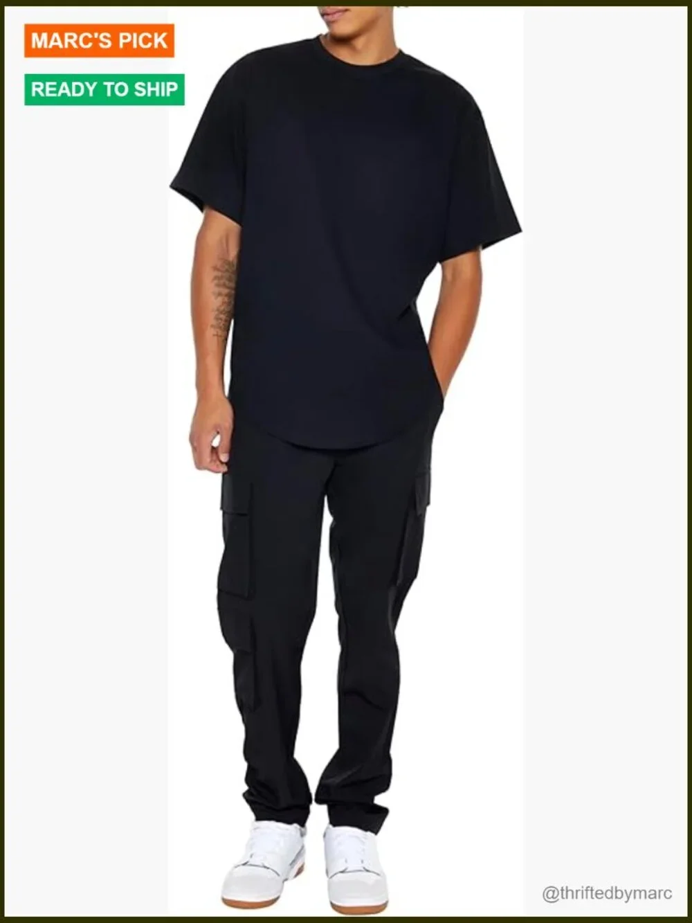 Slim-fit Drawstring Cargo Joggers with Pockets